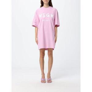 Msgm Dress Woman Pink